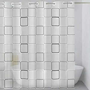 Shower Curtain by Monkeyzon No hooks Needed No Liner Needed NEW